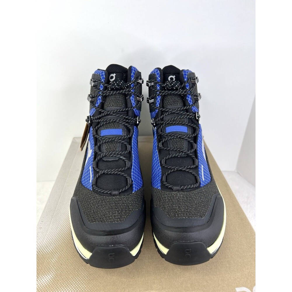 On CloudAlpine Waterproof Womens Size 11 Hiking Boots Shoes Sneaker Black Cobalt - Picture 6 of 10